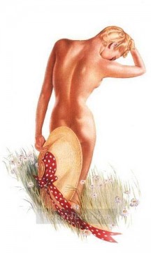 nd0450GD realistic from photo woman nude pin up Oil Paintings
